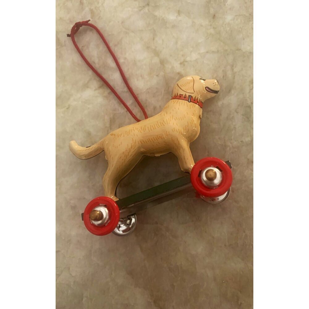 Tin Retriever Ornament